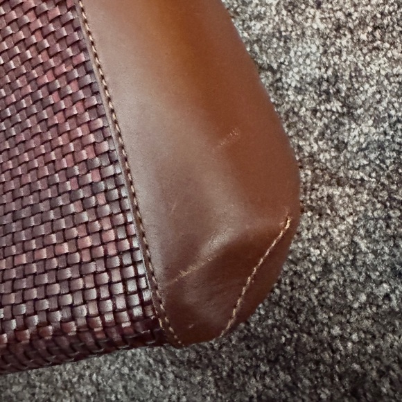 Bally in Rich Brown Woven Shoulder Bag Late 90s/ Early 20s - Picture 14 of 16